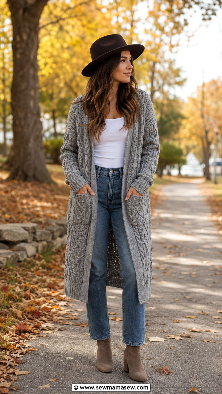 How to style a fedora with a cardigan - 30 How to style a fedora
