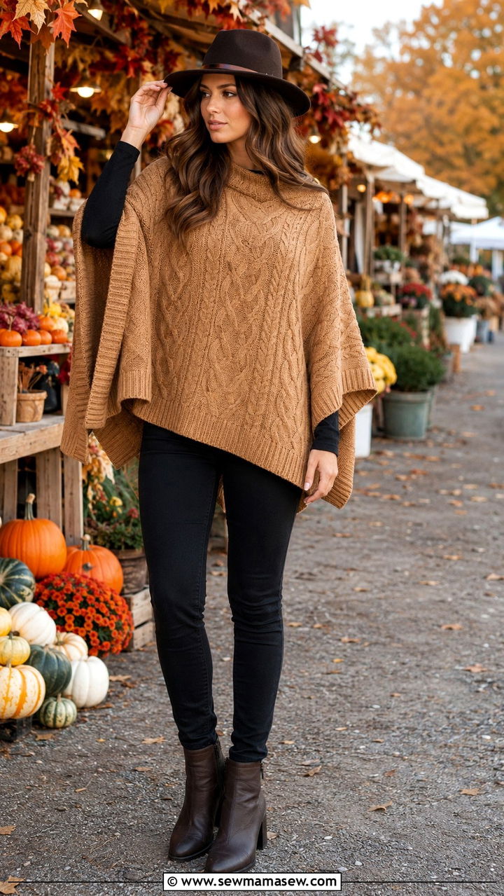 How to style a fedora with a poncho - 30 How to style a fedora
