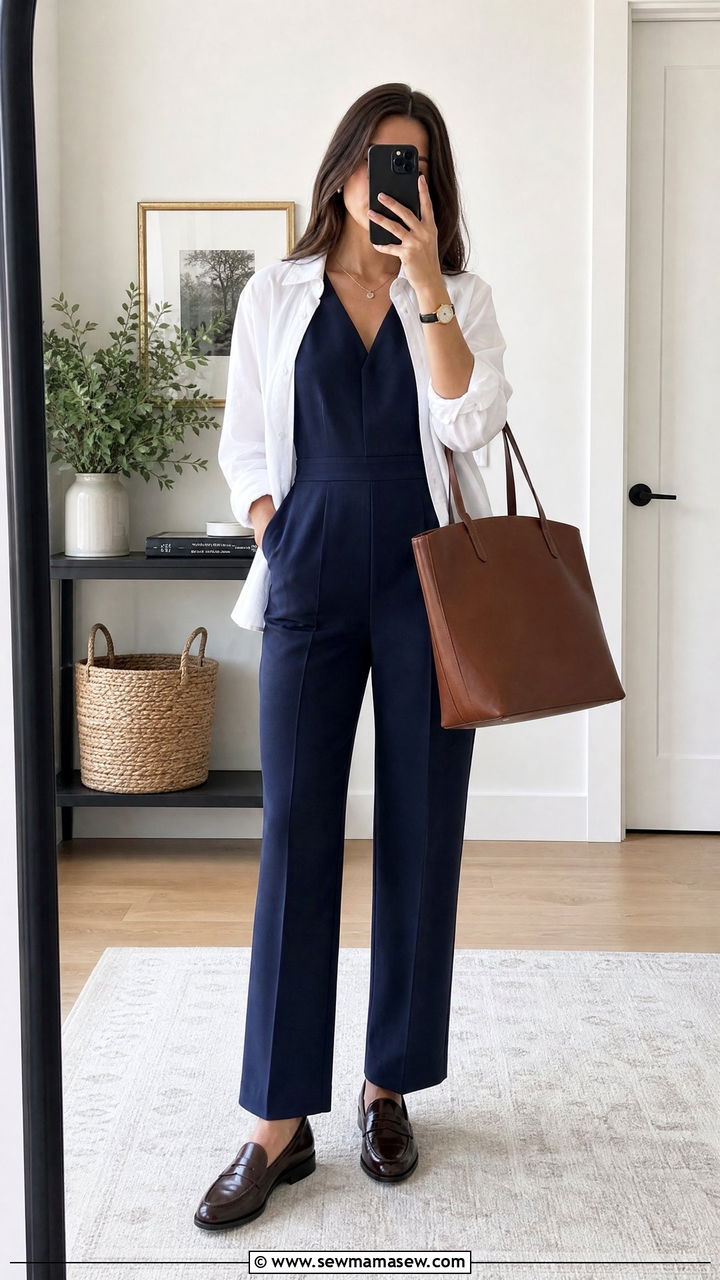 How to style a jumpsuit with loafers - 25 how to style jumpsuit