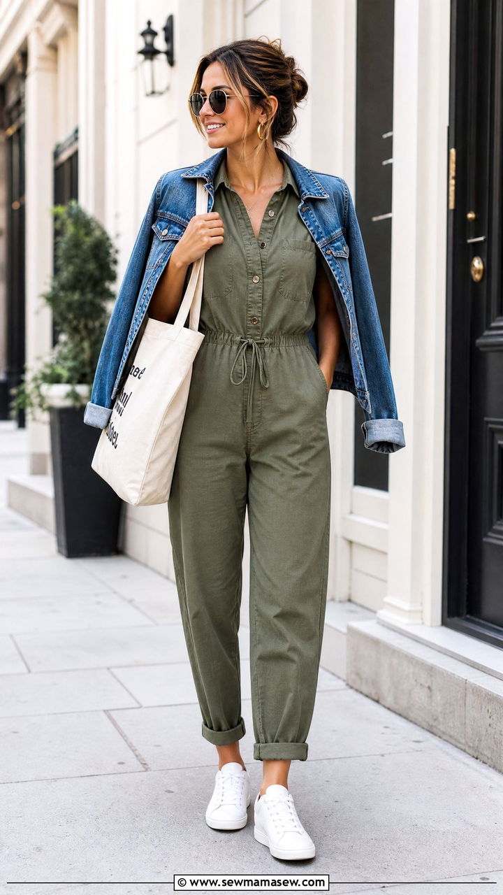 How to style a jumpsuit with sneakers - 25 how to style jumpsuit