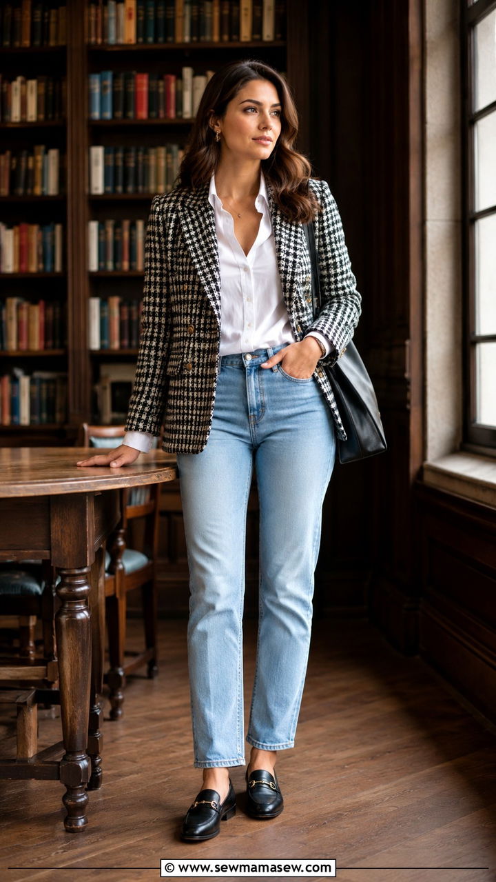 How to wear a tweed jacket with denim - 30 how to style jacket outfits