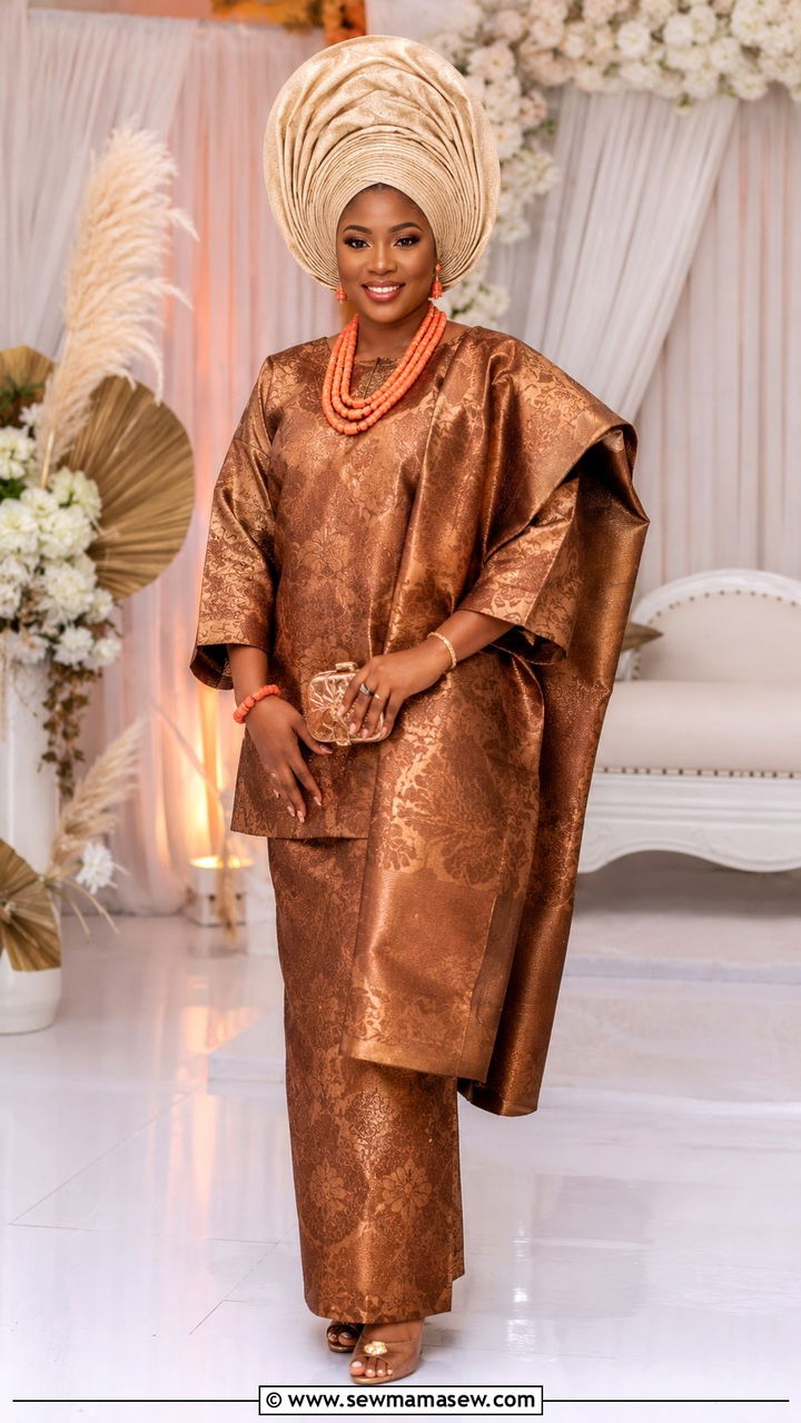 Iro And Buba With Statement Gele - 20 Wedding guest outfit ideas African wedding