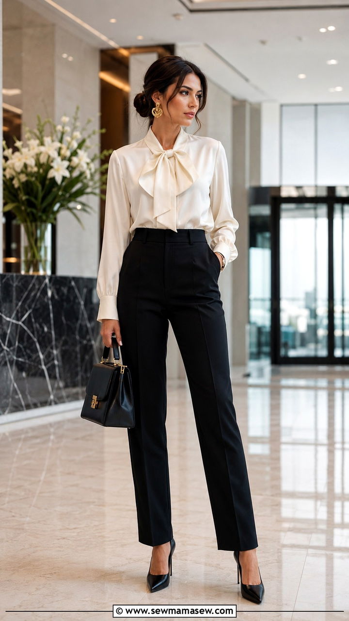 Ivory And Black Contrast Outfit - 30 Ivory outfit ideas