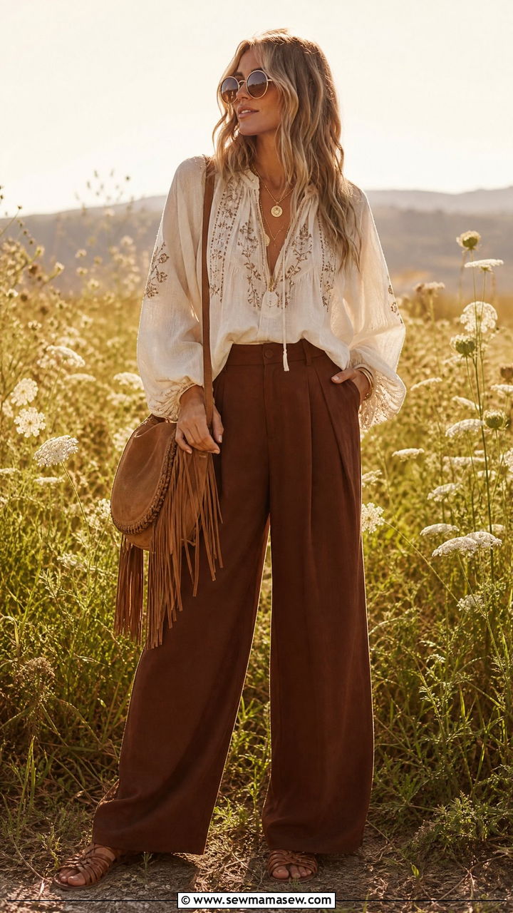 Ivory And Brown Boho Outfit - 30 Ivory outfit ideas