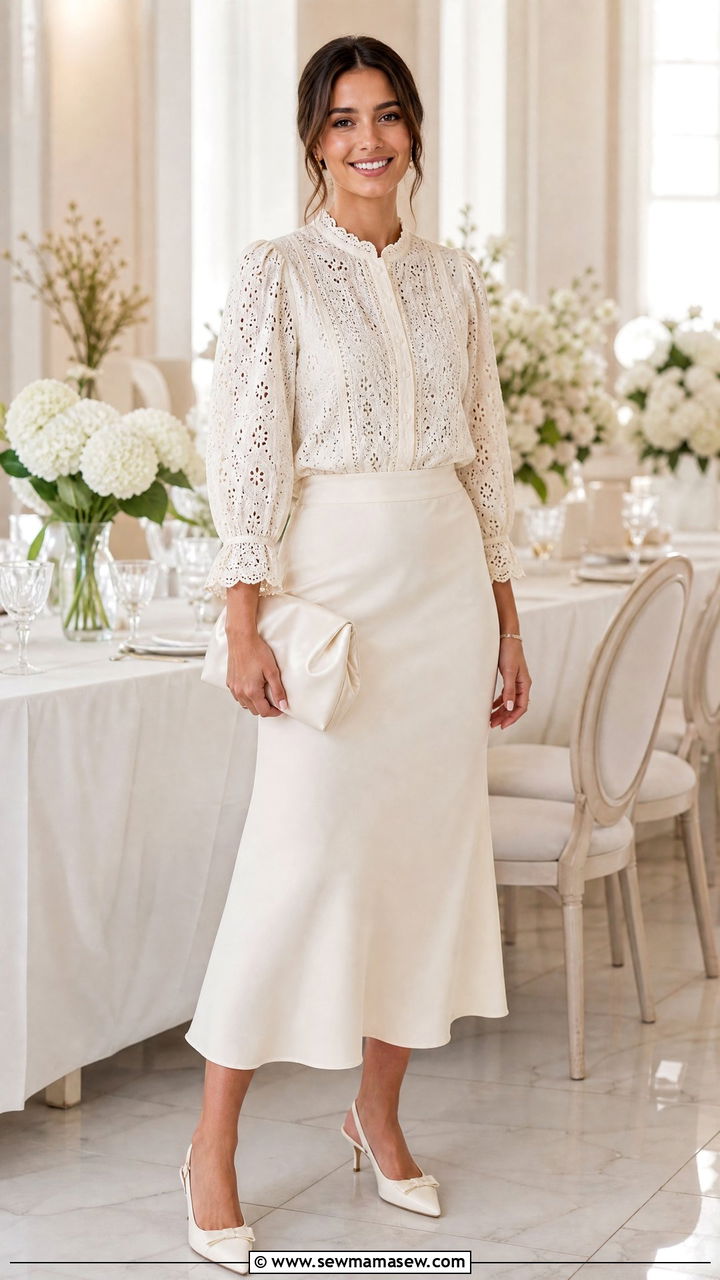 Ivory Monochrome Outfit - 30 monochrome outfit ideas for women
