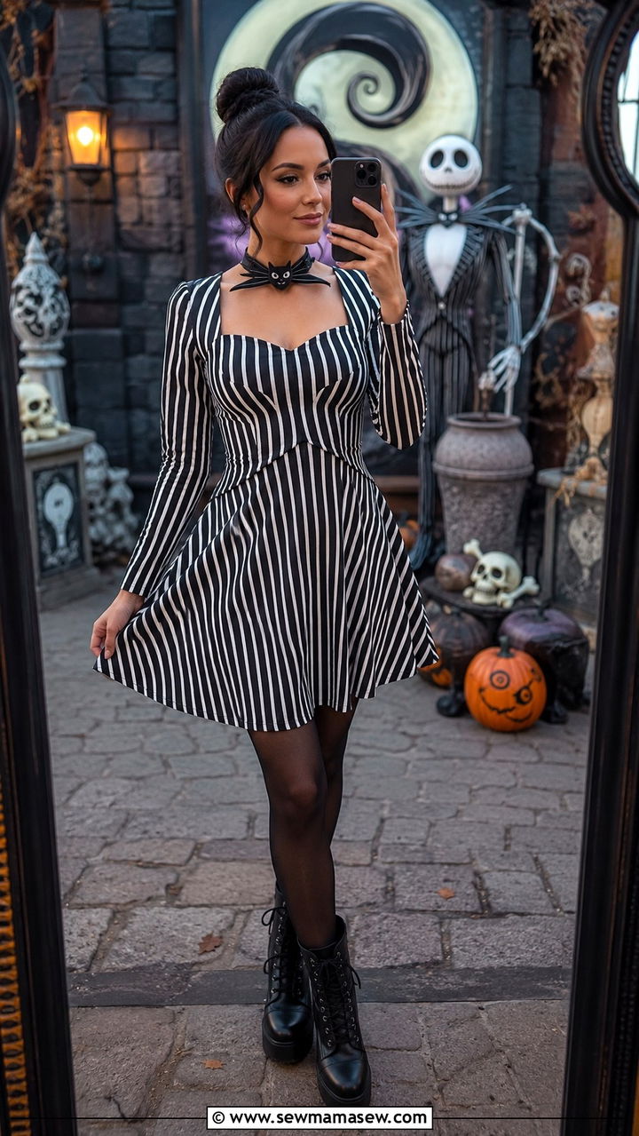 Jack Skellington Disney Bounding Outfit - 30 Disney bounding outfit ideas