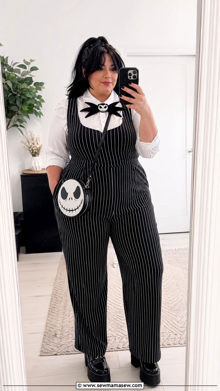 Jack Skellington Striped Suit Outfit - 35 Disney outfit ideas plus size