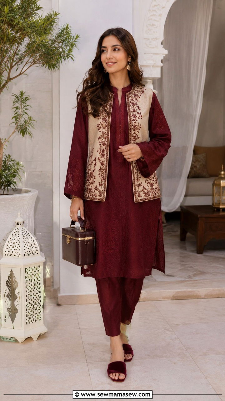 Jacquard Co Ord Set Suhoor Outfit - 20 Suhoor outfit ideas