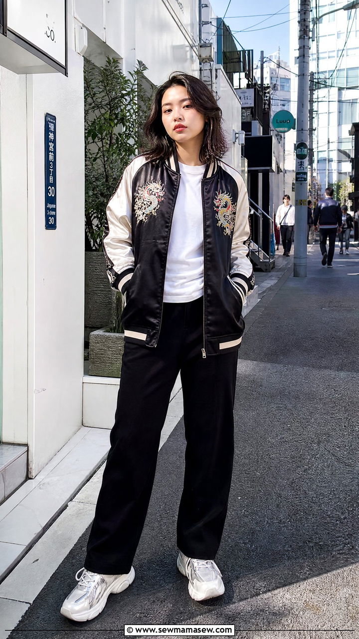 Japan Bomber Jacket Outfit for Fall - 25 Japan packing list outfits