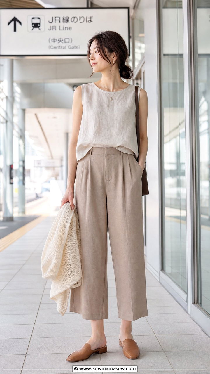 Japan Indoor Outdoor Summer Outfit - 25 Japan packing list outfits