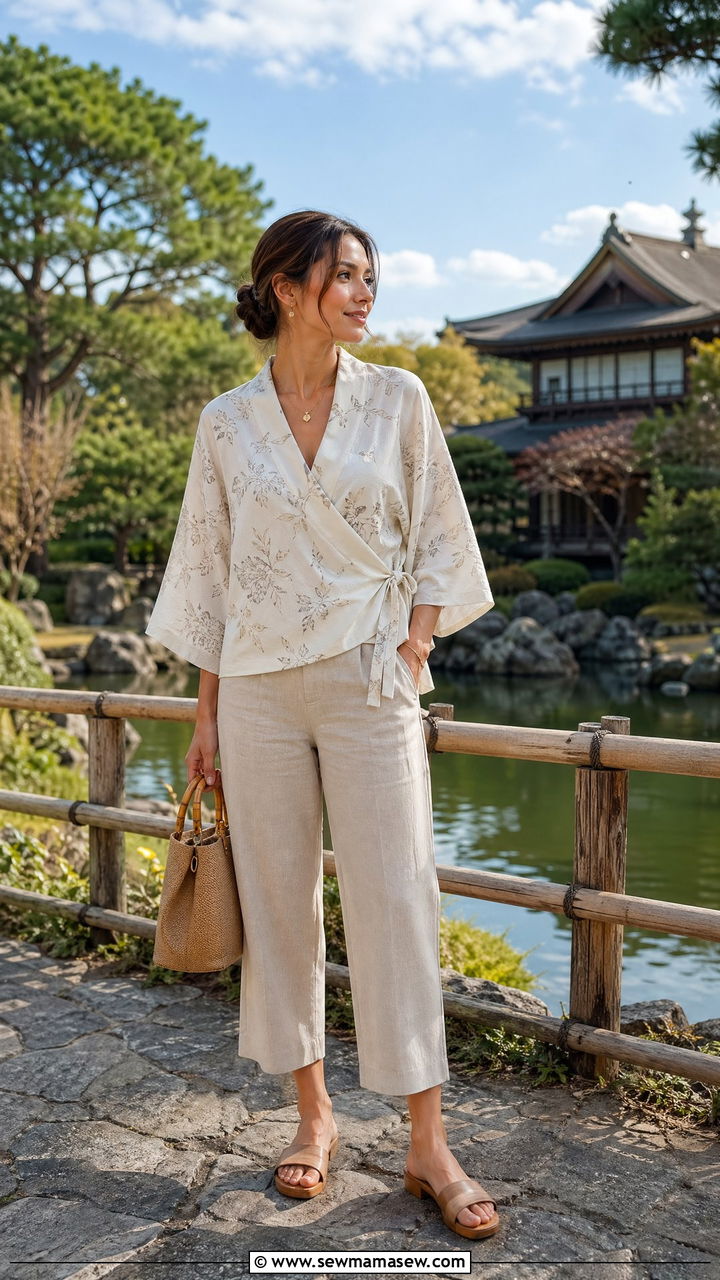 Japan Pavilion Kimono Wrap Outfit - 35 Epcot outfit ideas