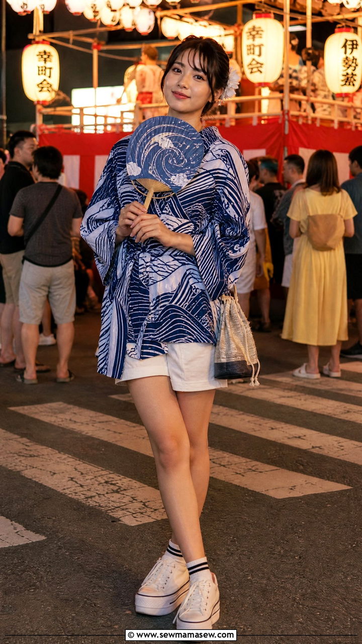 Japan Summer Festival Yukata Outfit - 25 Japan packing list outfits