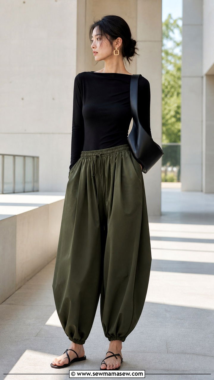 Japanese Balloon Pants Outfit - 40 Japanese outfit ideas