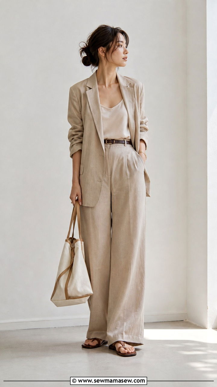 Japanese Blazer and Trousers Outfit - 40 Japanese outfit ideas