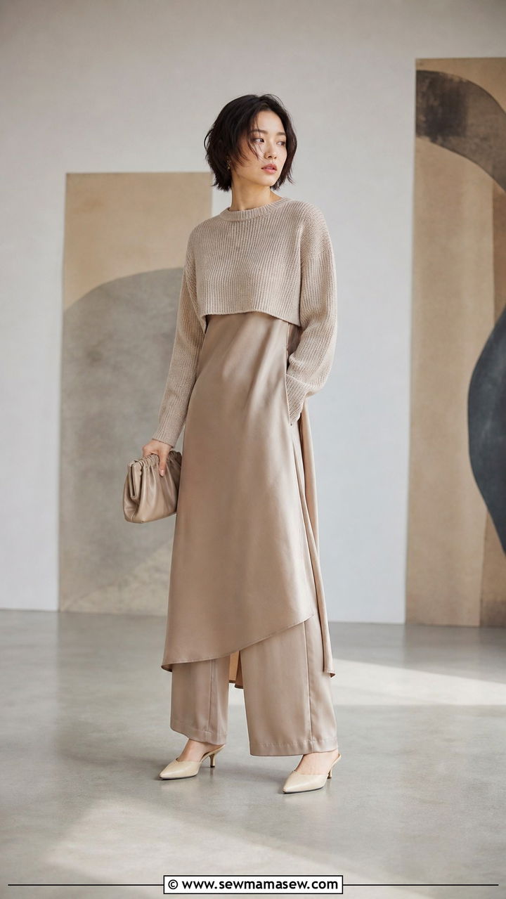 Japanese Layered Dress Outfit - 40 Japanese outfit ideas
