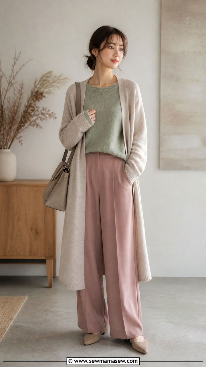 Japanese Muted Tones Outfit - 40 Japanese outfit ideas