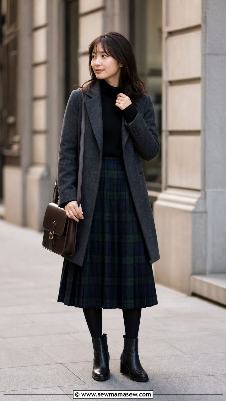 Japanese Plaid Skirt Outfit - 40 Japanese outfit ideas