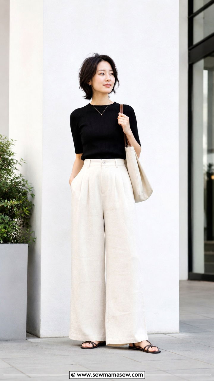 Japanese Wide Leg Pants Outfit - 40 Japanese outfit ideas
