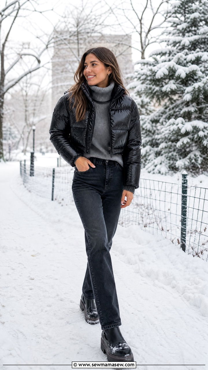 Jeans With A Puffer Jacket - 35 how to style jeans