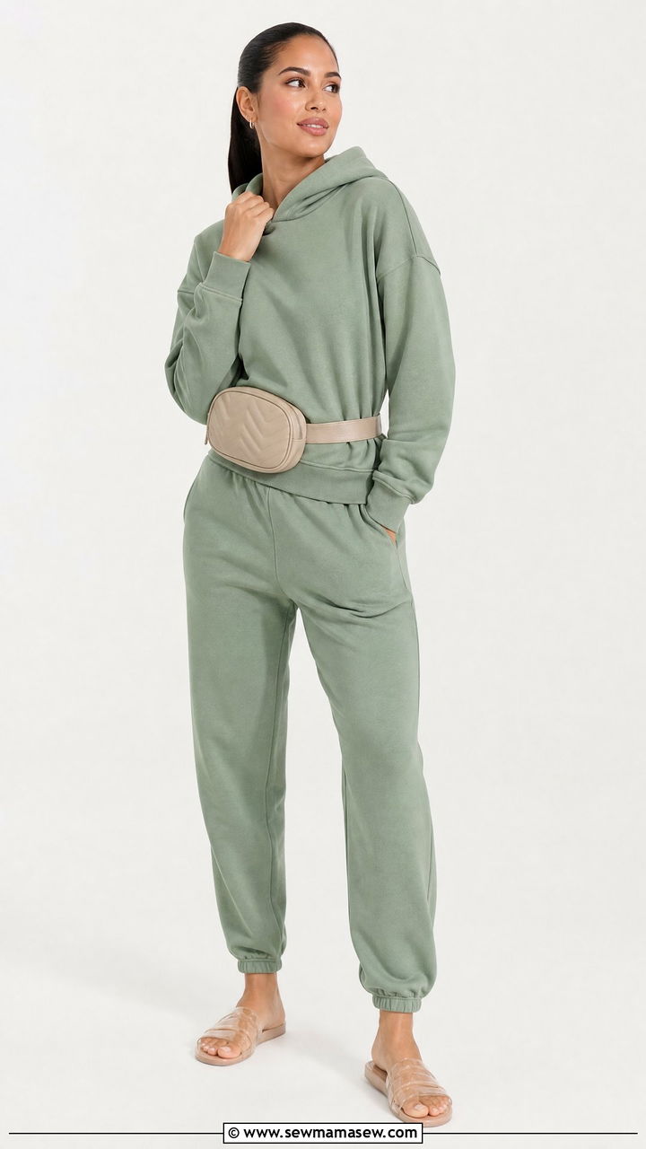 Jelly sandals with athleisure set - 25 Jelly sandals outfit ideas