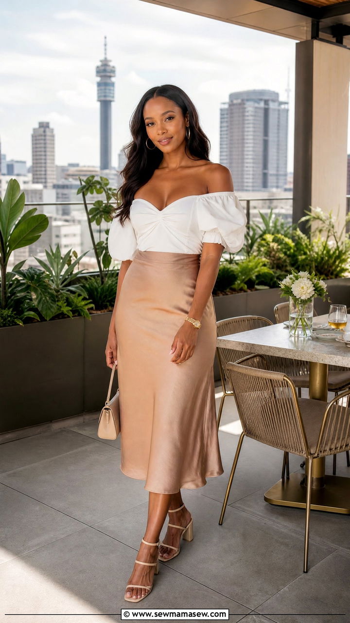 Johannesburg Summer Skirt And Off Shoulder Top Outfit - 25 Johannesburg outfit ideas