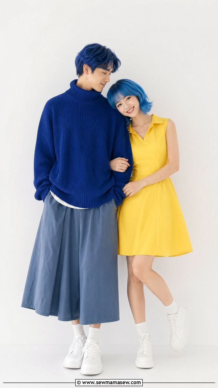 Joy and Sadness Couple Outfit - 35 Disney outfit ideas for couples
