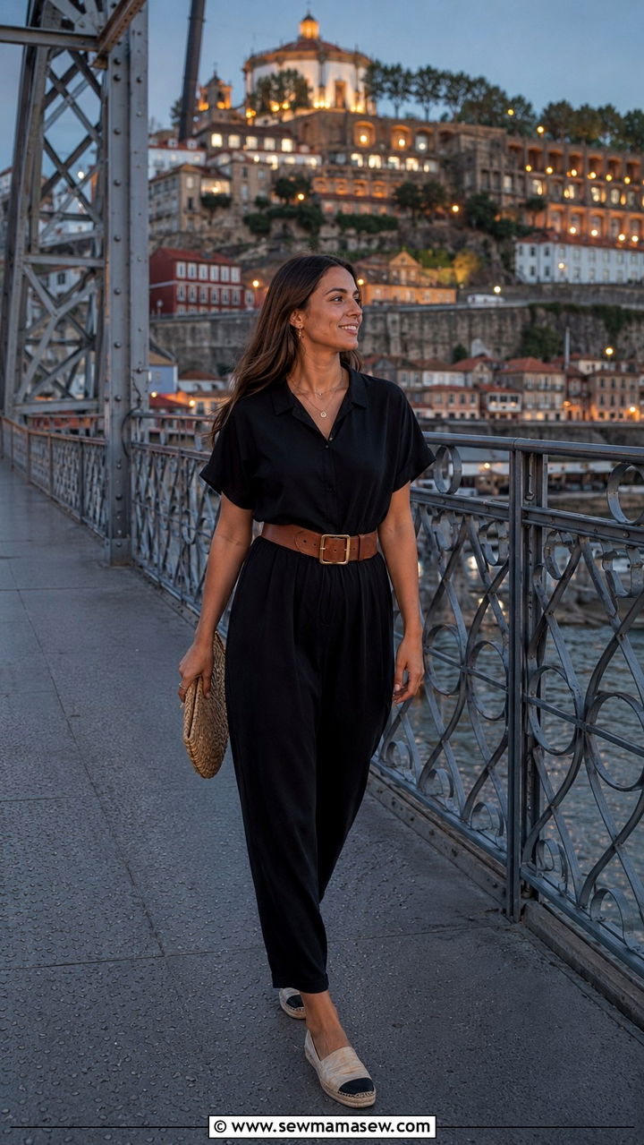 Jumpsuit And Espadrilles Porto Evening Look - 25 Porto outfit ideas