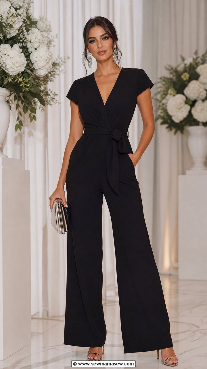 Jumpsuit and Heels Outfit - 25 fashion inspo outfits ideas