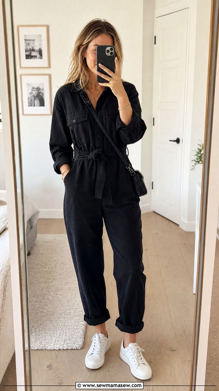 Jumpsuit and Sneakers Outfit - 30 Developer outfit ideas