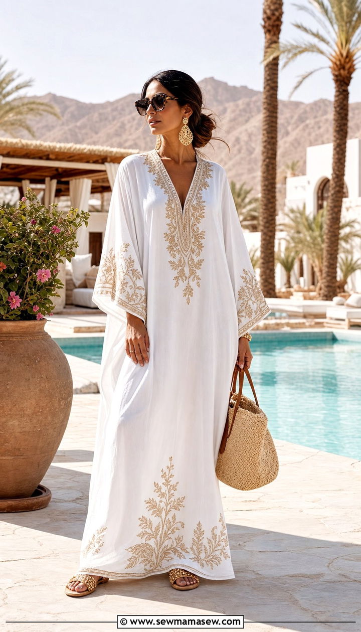 Kaftan Dress Desert Outfit - 25 Spring desert outfits