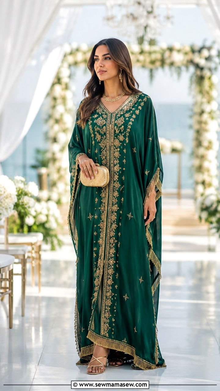 Kaftan Dress for Nikkah Wedding Guest - 25 Wedding guest outfit ideas Nikkah ceremony