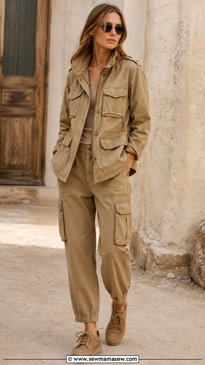 Khaki Utility Outfit 2026 - 25 2026 outfits aesthetic