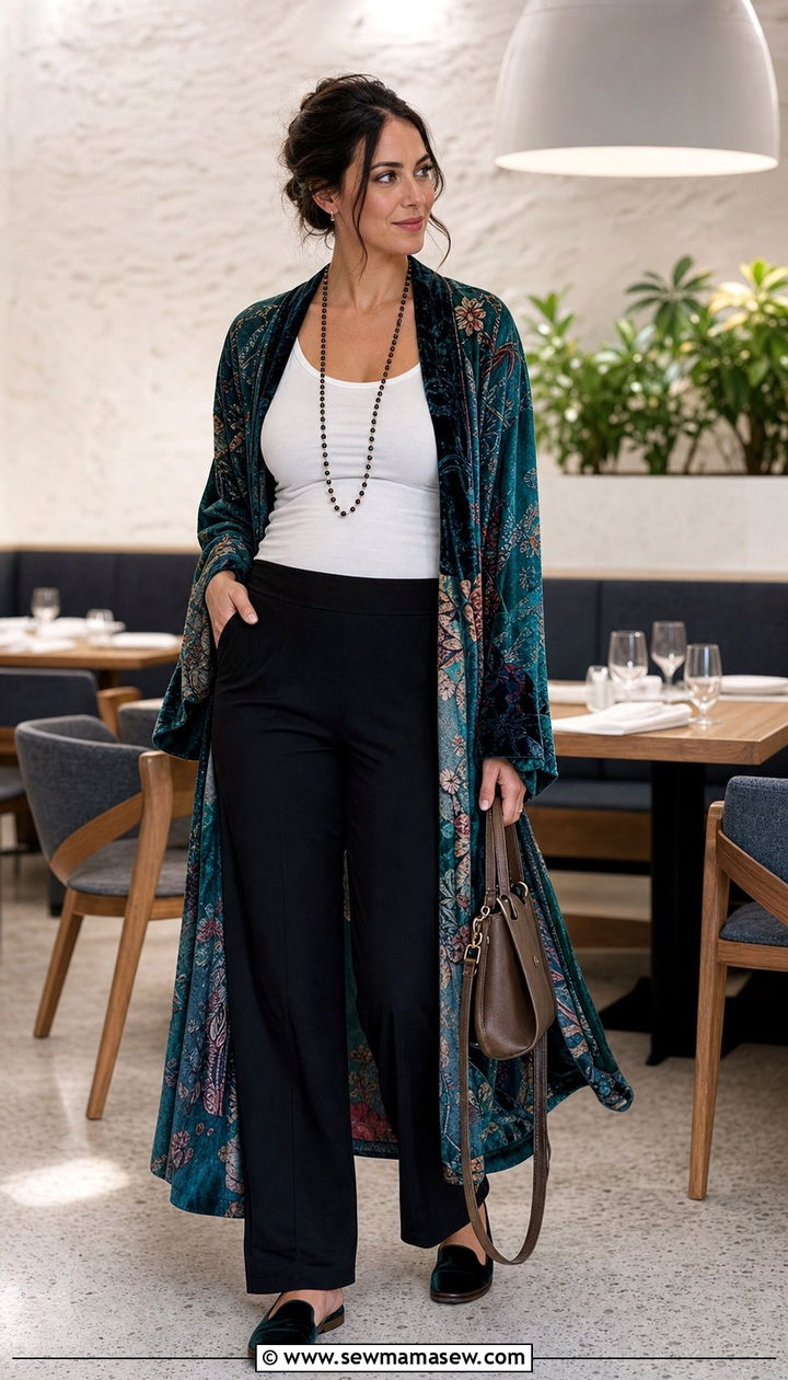 Kimono Cardigan And Tank Postpartum - 25 classy outfits for postpartum women