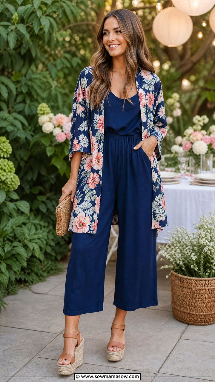 Kimono Cover Up Over Jumpsuit - 25 Kimono cover up outfit ideas