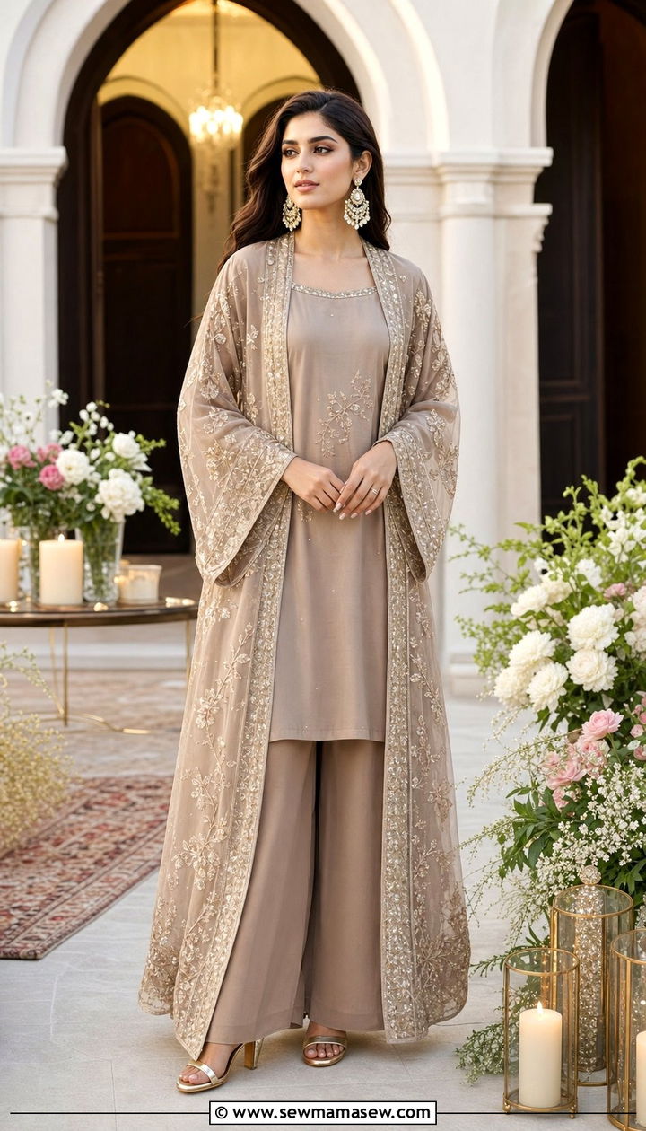 Kimono and Tunic Set - 25 Eid matching set outfit ideas