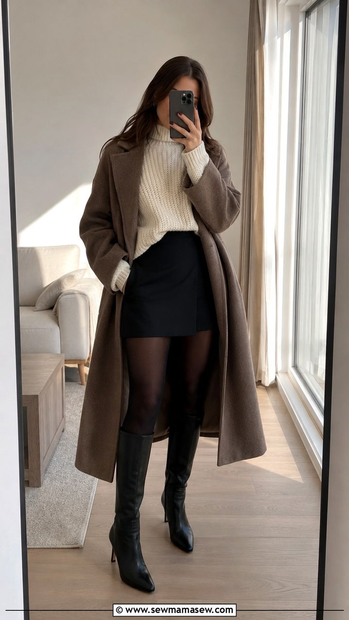 Knee High Boots With Mini Skirt - 30 How to style knee high boots