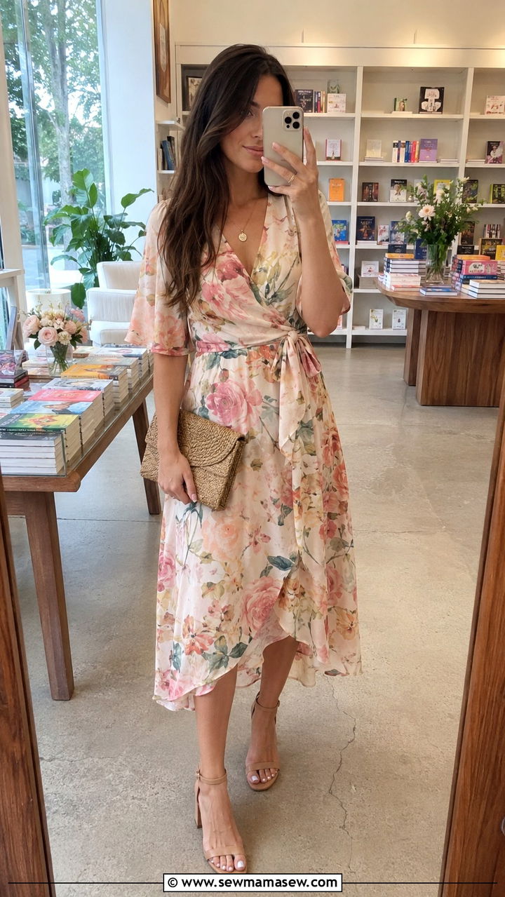 Knit Midi Dress with Ankle Boots Book Launch Outfit - 25 Book launch outfit ideas