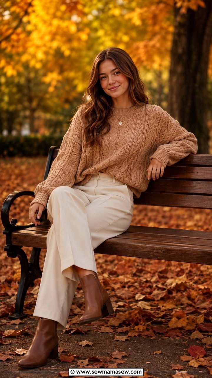Knit Sweater and Trouser Senior Photos - 30 Senior photo outfit ideas 2026