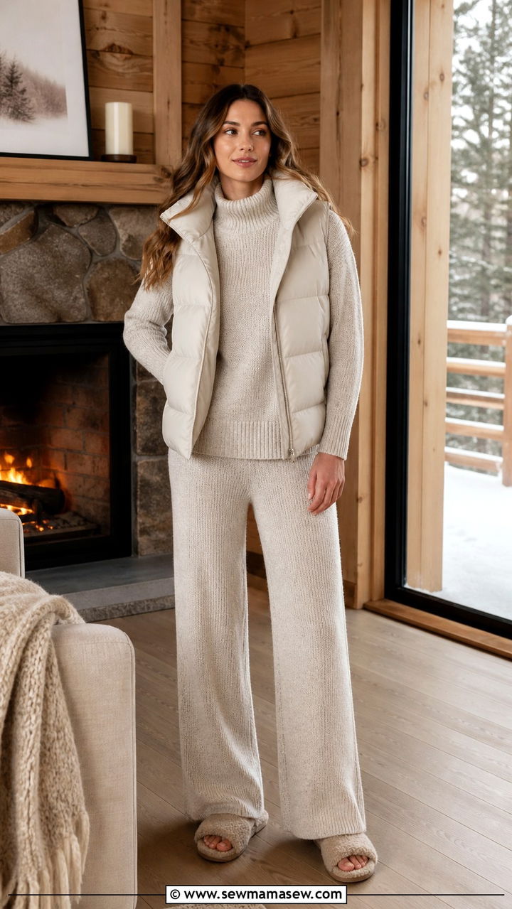 Knitted Yoga Set For Cold Weather - 40 Yoga girl outfit ideas