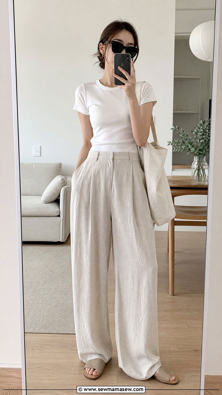 Korean Pants Outfit Summer - 30 summer everyday outfits for women