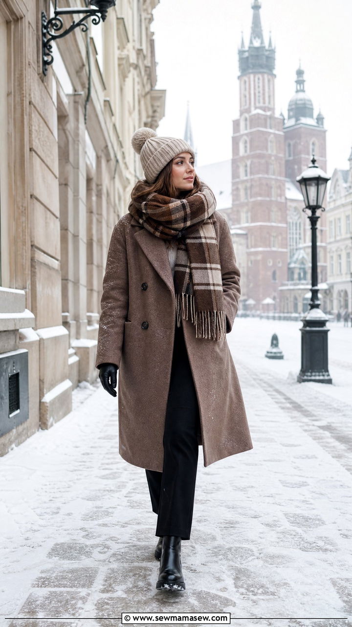 Krakow winter outfit for sightseeing - 25 Krakow outfit ideas