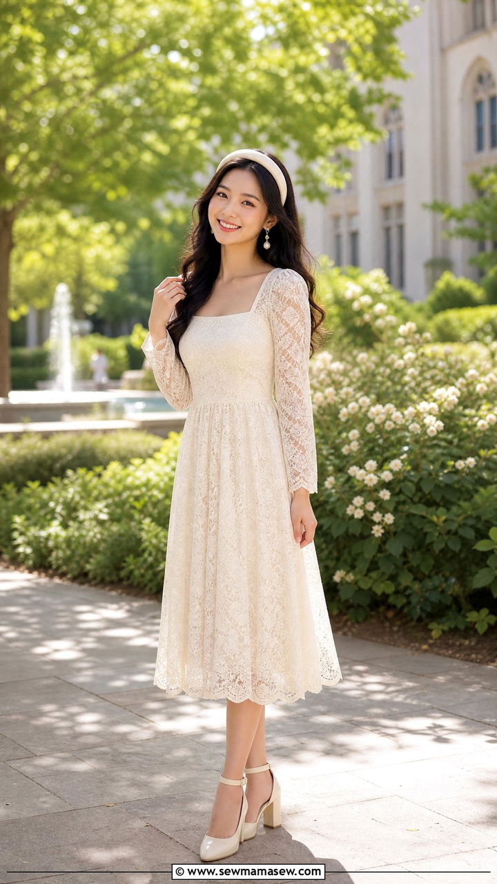 Lace Dress Graduation Outfit - 25 Graduation photoshoot outfit ideas