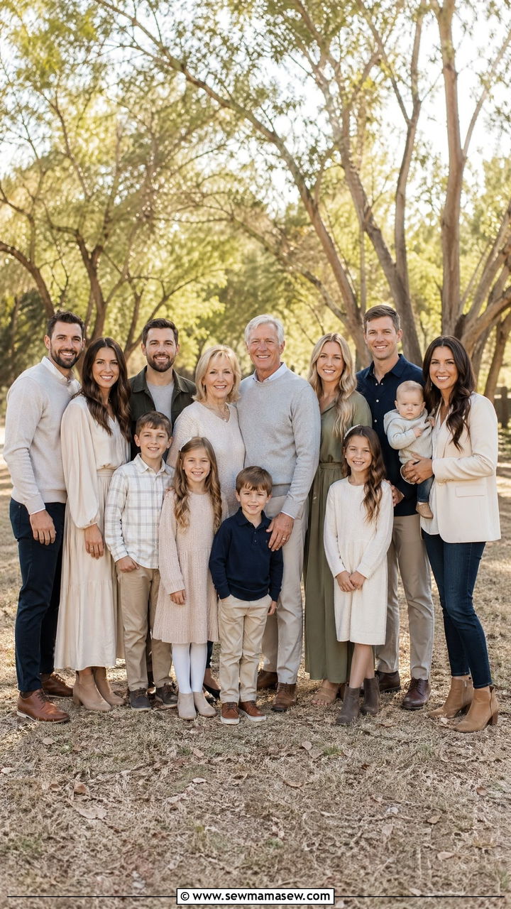 Large Extended Family Photo Outfits - 35 family photo outfits