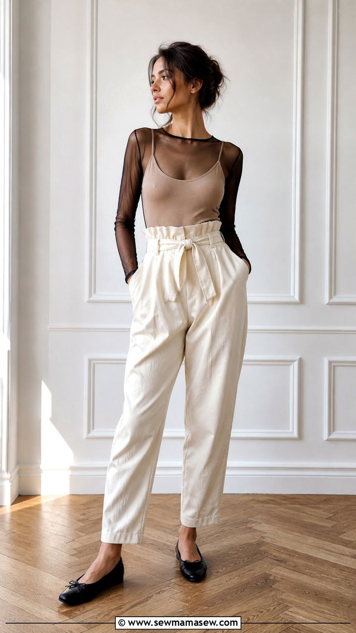 Layered Mesh Long Sleeve Top Outfit - 40 Balletcore outfit ideas 2026
