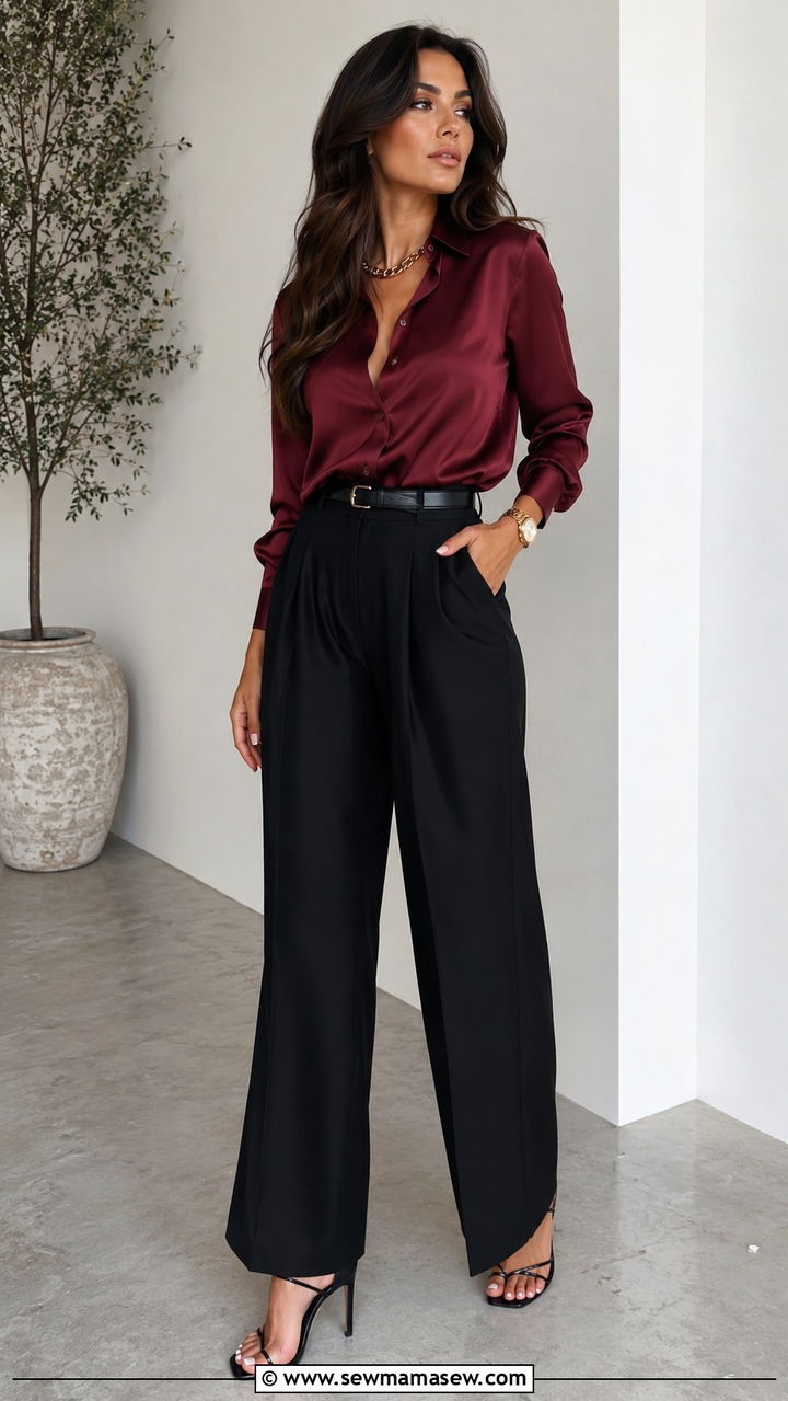 Leather Midi Skirt Outfit - 25 Mob wife aesthetic outfit ideas 2026