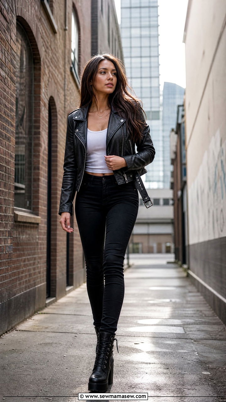 Leather jacket outfit Rotterdam - 25 Rotterdam outfit ideas