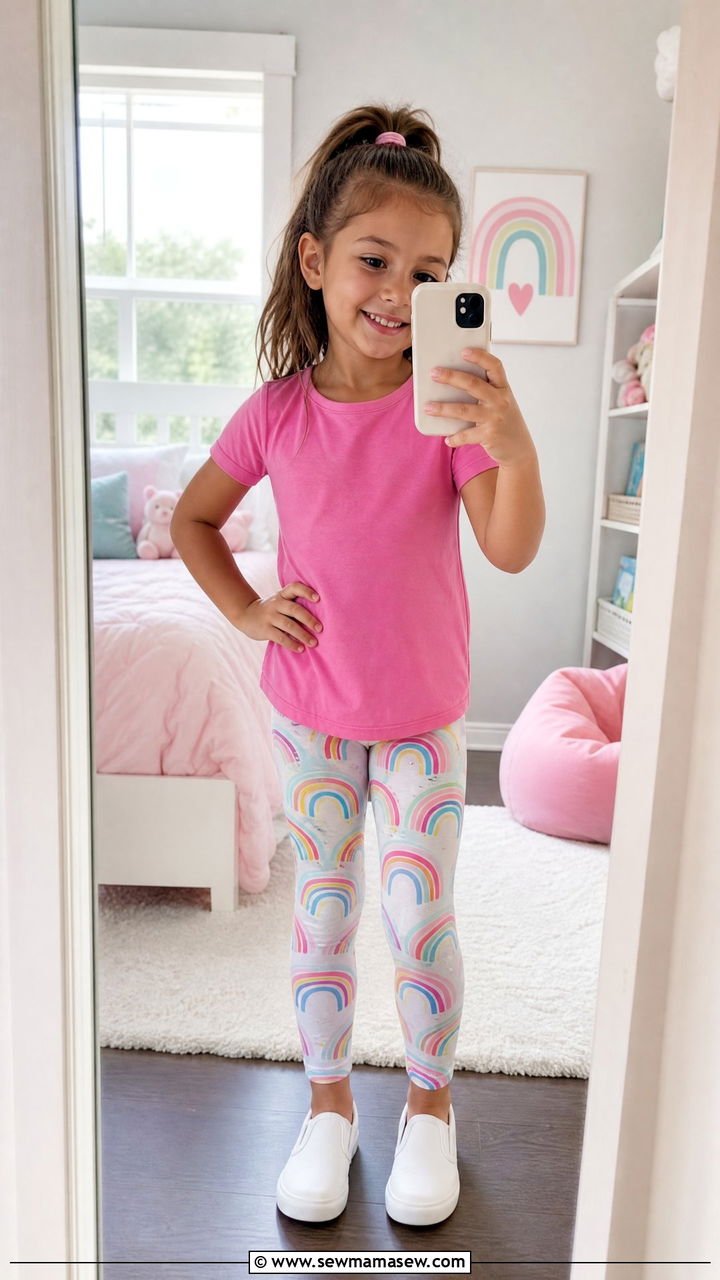 Leggings and T Shirt Kindergarten Outfit - 25 Kindergarten outfit ideas