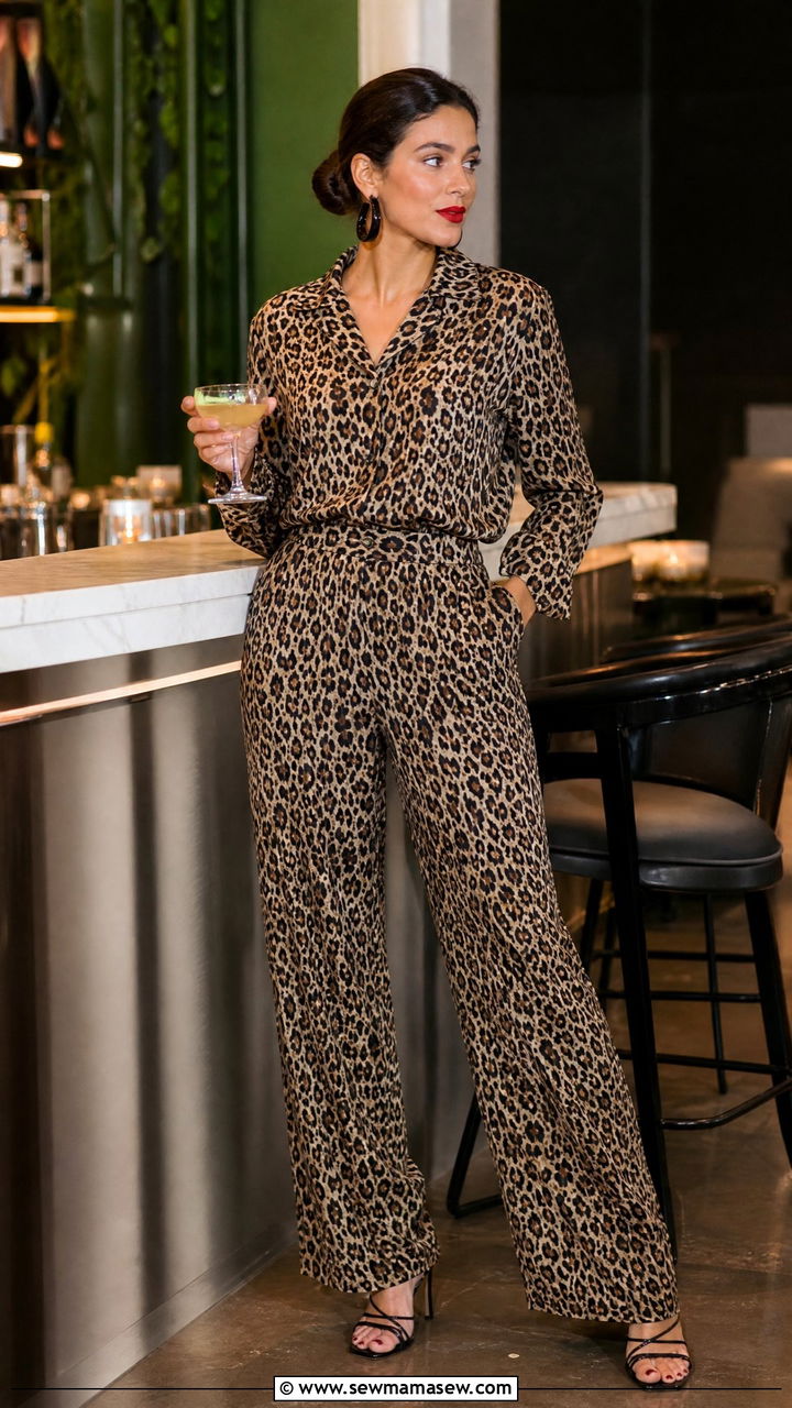 Leopard Print Co Ord Set Party Night - 30 Coord set outfit ideas for party