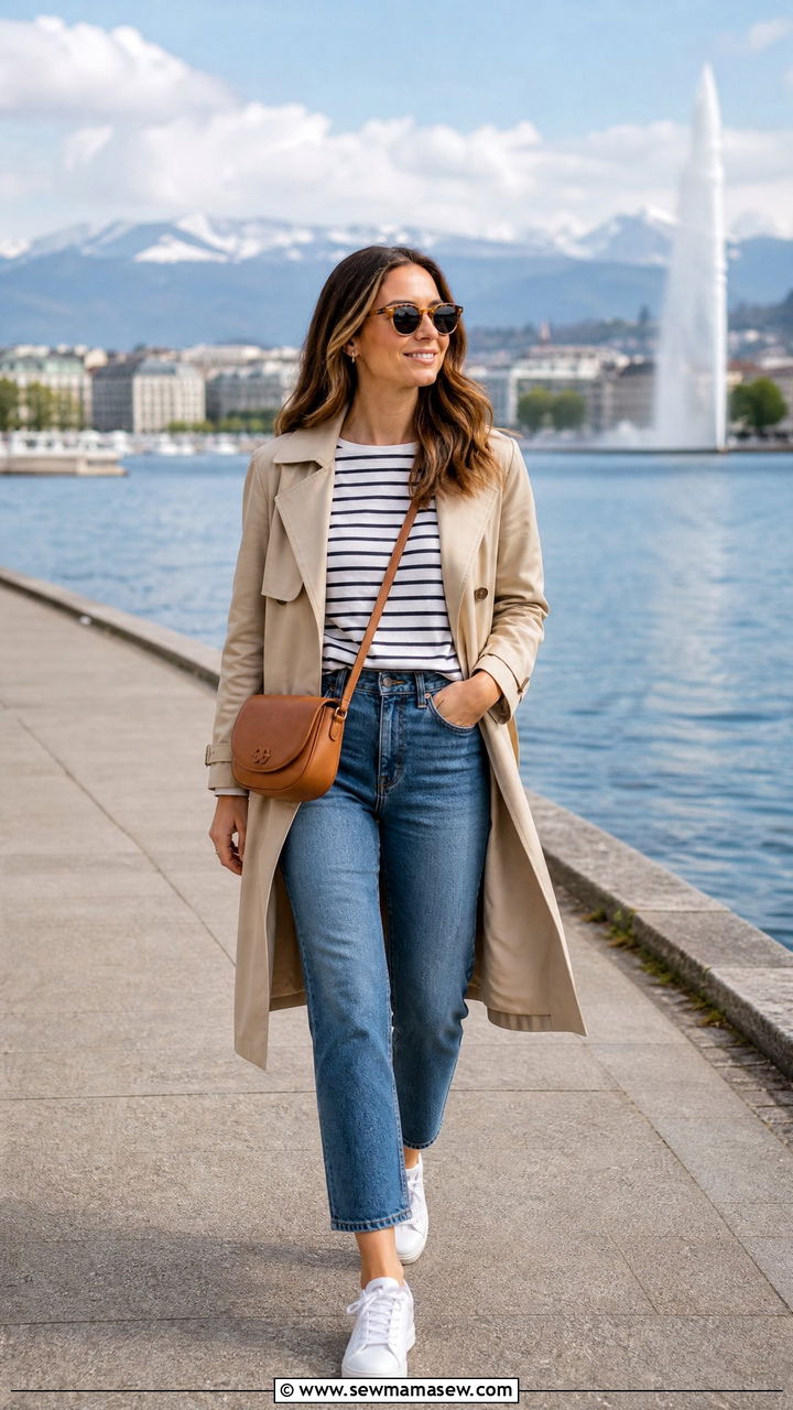 Light Trench For Geneva Spring Days - 25 Geneva outfit ideas