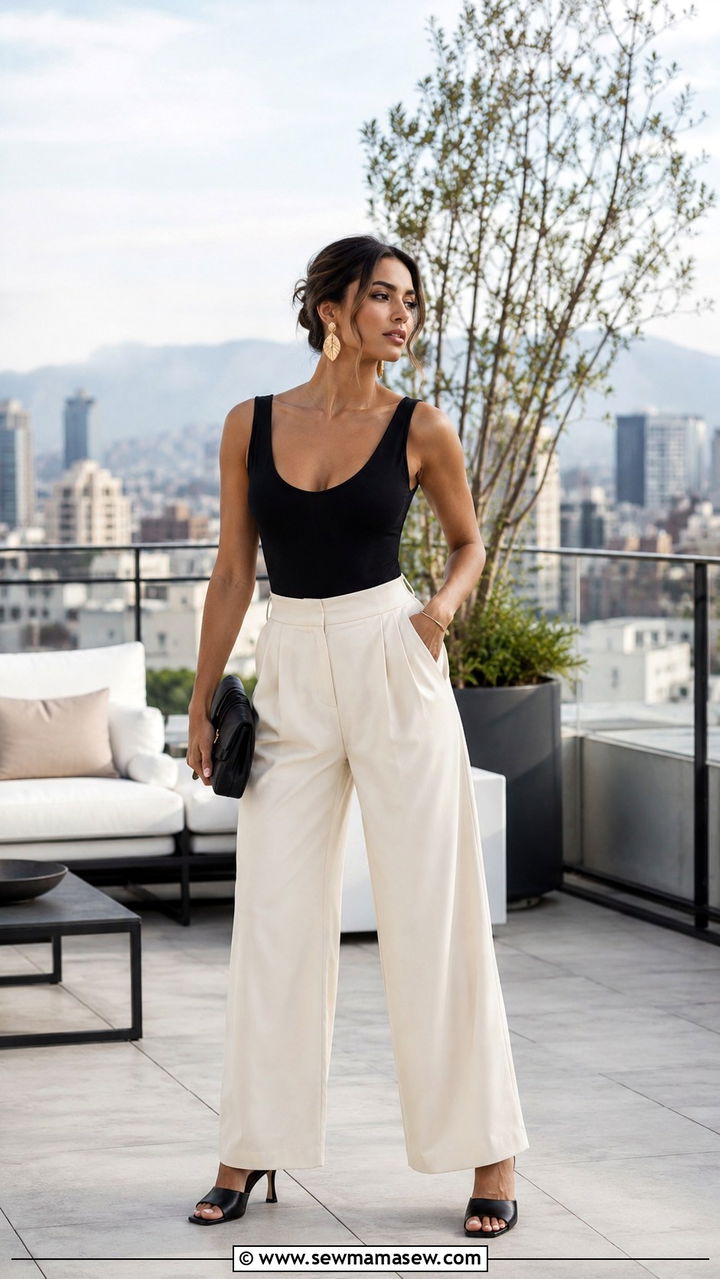 Light Wash Jeans and a Breezy Tank - 20 Spring outfits for 85 degree weather